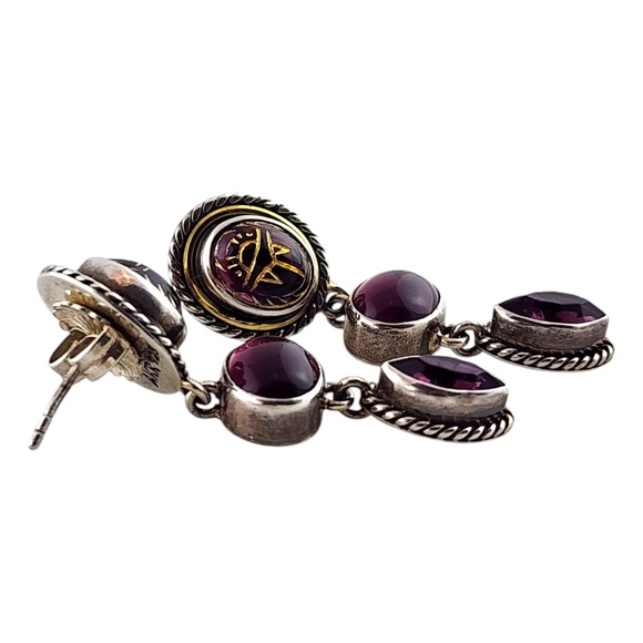 Amy Kahn Russell Sterling Silver Dangle Earrings #20068 - Picture 3 of 6